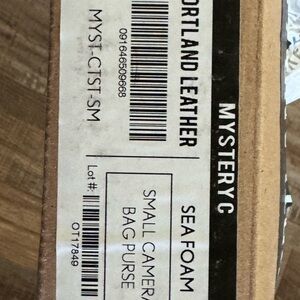 Portland Leather Sea Foam Bag